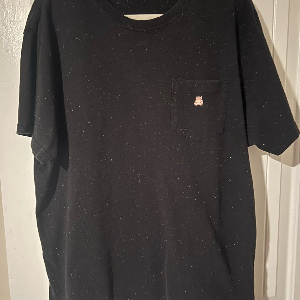 Teddy Fresh Black Speckled Short Sleeve Tee